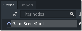 Game-Scene-Root Godot Screenshot