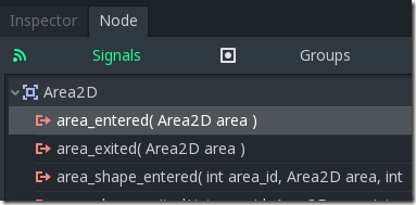 Select-area_entered-signal Godot Screenshot