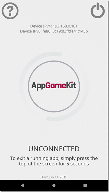 AppGameKit broadcast to Android or iOS
